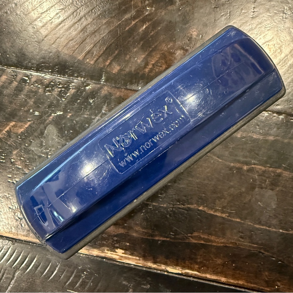 NORWEX Rubber Brush Ergonomic Handle Flexible Bristles Mops Mats Carpets Pets